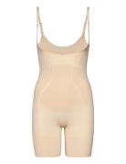 Absolute Sculpt Open Bust Rompers Body Alusmekko Beige Dorina