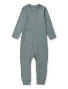 Birk Pyjamas Jumpsuit Pyjama Sie Jumpsuit Haalari Blue Liewood