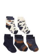 Socks W. Pattern Sukat Multi/patterned Minymo