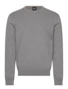 Pratello Tops Knitwear Round Necks Grey BOSS