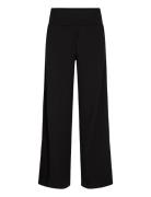 Sc-Siham Bottoms Trousers Wide Leg Black Soyaconcept