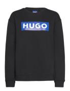 Classic Crew_B Tops Sweat-shirts & Hoodies Sweat-shirts Black HUGO BLU...