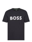 Tee 1 Sport T-shirts Short-sleeved Navy BOSS