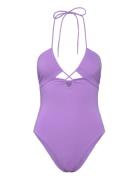 Swimsuit Bianca Uimapuku Uima-asut Purple Lindex