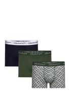 G Pattern Trunk 3-Pack Bokserit Green GANT