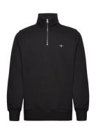 Reg Shield Half Zip Sweat Tops Sweat-shirts & Hoodies Sweat-shirts Bla...