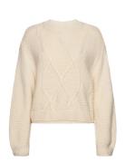 Vmmisty Ls O-Neck Pullover Boo Tops Knitwear Jumpers Cream Vero Moda