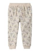 Nmmfalk Sweat Pant Unb Bottoms Sweatpants Beige Name It