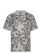 Jorlafayette Aop Ss Polo Tops Polos Short-sleeved Grey Jack & J S