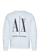 Sweatshirt Tops Sweat-shirts & Hoodies Sweat-shirts Blue Armani Exchan...