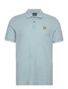 Milano Polo Shirt Tops Polos Short-sleeved Blue Lyle & Scott