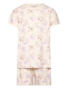 Pyjamas Ss W. Aop Pyjamasetti Pyjama Multi/patterned CeLaVi