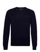 Cotton-Lscnpp7Gg Tops Knitwear Round Necks Navy Polo Ralph Lauren