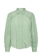 Yaskenora Ls Shirt S. Tops Shirts Long-sleeved Green YAS