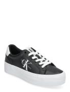 Vulc Flatform Laceup Lth Matalavartiset Sneakerit Tennarit Black Calvi...