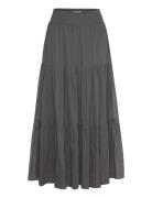 Diamondll Maxi Skirt Pitkä Hame Black Lollys Laundry