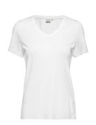 Naia Tshirt Tops T-shirts & Tops Short-sleeved White Cream
