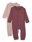 Jumpsuit Ls Pitkähihainen Body Multi/patterned Minymo