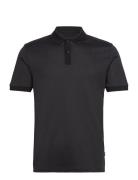 Parlay 425 Tops Polos Short-sleeved Black BOSS