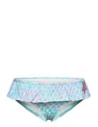 Bikini Brief Flounce Bikinit Blue Lindex