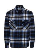 Onsmilo Ovr Check Ls Shirt Noos Tops Overshirts Black ONLY & SONS