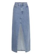 Mariana Blue Denim Skirt Pitkä Hame Blue ALOHAS