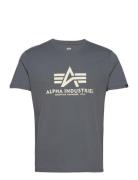Basic T-Shirt Bl Designers T-shirts Short-sleeved Grey Alpha Industrie...