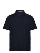 Ansom Tops Polos Short-sleeved Navy Ted Baker London