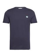 Piece T-Shirt Tops T-shirts Short-sleeved Navy Les Deux