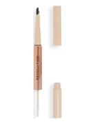 Revolution Fluffy Brow Filter Duo Dark Brown Kulmakynä Meikki Brown Ma...