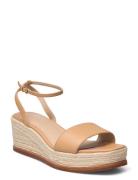 Leona Nappa Leather Espadrille Korolliset Sandaalit Espadrillot Beige ...