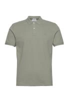 Polo Tee S/S Tops Polos Short-sleeved Green Lindbergh