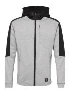 Hmltropper Zip Hoodie Sport Sweat-shirts & Hoodies Hoodies Grey Hummel