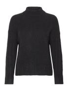 Paxley-M Tops Knitwear Turtleneck Black MbyM