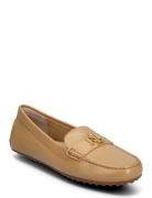 Barnsbury Nappa Leather Driver Loaferit Matalat Kengät Beige Lauren Ra...