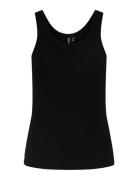 Pcsirene Tank Top Noos Tops T-shirts & Tops Sleeveless Black Pieces