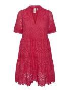 Yasholi Ss Dress S. Noos Lyhyt Mekko Red YAS