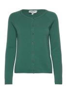 Rwlaica Ls O-Neck Raglan Cardigan Tops Knitwear Cardigans Green Rosemu...