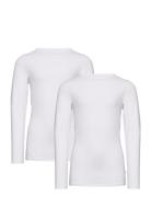 Basic 35 -T-Shirt Ls Tops T-shirts Long-sleeved T-shirts White Minymo