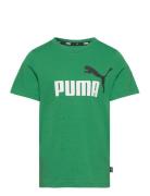 Ess+ 2 Col Logo Tee B Sport T-shirts Short-sleeved Green PUMA