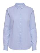 Frzaoxford 1 Shirt Tops Shirts Long-sleeved Blue Fransa