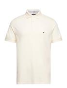 1985 Regular Polo Tops Polos Short-sleeved Cream Tommy Hilfiger