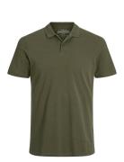 Jjebasic Polo Ss Noos Tops Polos Short-sleeved Green Jack & J S