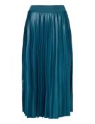 Vinitban Midi Skirt - Noos Polvipituinen Hame Blue Vila