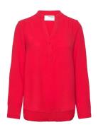 Slfmivia Ls Top B Noos Tops Blouses Long-sleeved Red Selected Femme