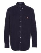 D1. Reg Corduroy Shirt Bd Tops Shirts Casual Blue GANT