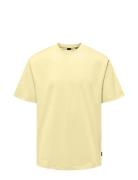 Onsfred Rlx Ss Tee Noos Tops T-shirts Short-sleeved Yellow ONLY & SONS