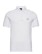 Polo Tops Polos Short-sleeved White Armani Exchange