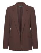 Slshirley Blazer Ls Blazers Single Breasted Blazers Brown Soaked In Lu...