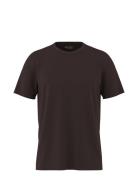 Slhaspen Ss O-Neck Tee W Tops T-shirts Short-sleeved Brown Selected Ho...